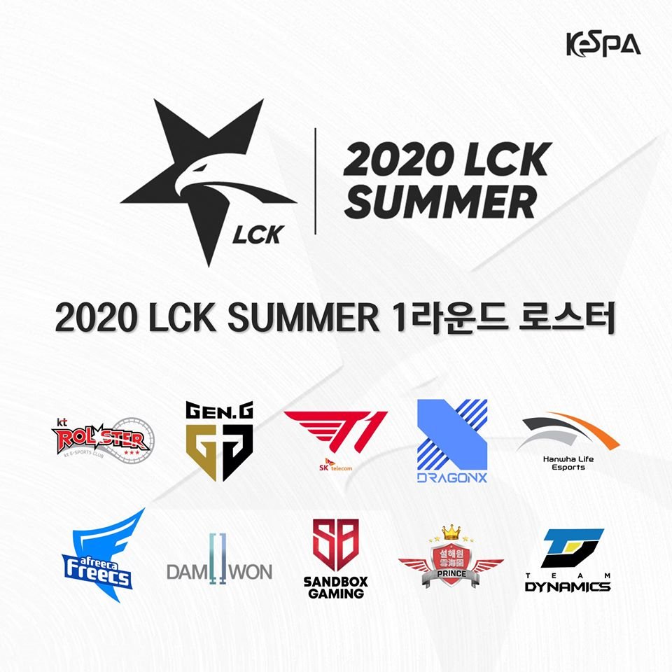 Lịch thi đấu LCK mùa hè 2020