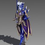 Skin Fiora Sương Đen – Tác phẩm tuyệt vời đến từ fan LMHT Skin Fiora sương đen do fan vẽ