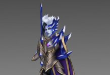 Skin Fiora Sương Đen – Tác phẩm tuyệt vời đến từ fan LMHT Skin Fiora sương đen do fan vẽ