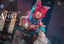 Chiêm ngưỡng cosplay Ahri Chiêu Hồn Thiên Hồ khiến game thủ bấn loạn cosplay ahri chiêu hồn thiên hồ nóng bỏng