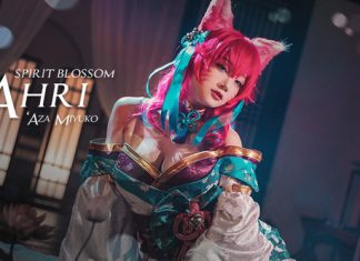 Chiêm ngưỡng cosplay Ahri Chiêu Hồn Thiên Hồ khiến game thủ bấn loạn cosplay ahri chiêu hồn thiên hồ nóng bỏng