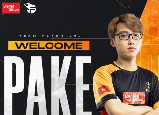 Pake thay thế Kati ở vị trí đường giữa của Team Flash