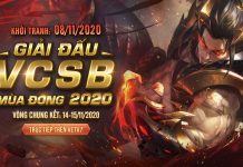 Liên Minh Huyền Thoại: Lịch thi đấu VCSB Mùa Đông 2020