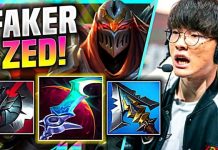 Vì sao Faker lại ưu ái lối chơi Zed Nguyệt Đao – Thương Phục Hận Serylda?