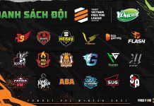 Cập nhật lịch thi đấu Free Fire VFL Winter 2021 mới nhất