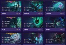 Cập nhật đội hình Suy Vong DTCL mùa 5.5 mới nhất Đội hình suy vong