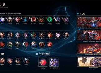 Chi tiết phiên bản cập nhật 11.18 LMHT cap nhat phien ban 11.18 lmht