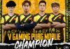 4 đội tuyển Việt Nam xuất sắc tham dự SEA Champion 2021 pubg