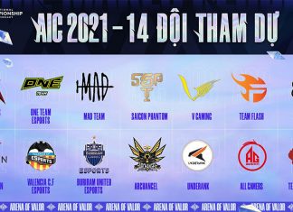 Thể thức và Lịch thi đấu AIC 2021 Liên quân Mobile