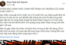 Nóng: Stark chính thức được bổ nhiệm làm HLV trưởng Team Flash stark