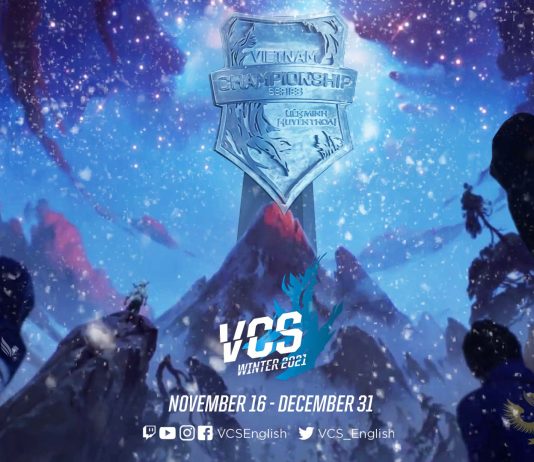 Bảng xếp hạng VCS Mùa Đông 2021 hôm nay