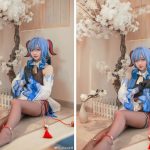 Cosplay Genshin Impact Ganyu của hotgirl Trung Quốc