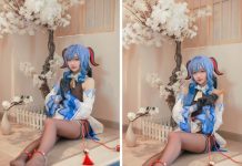 Cosplay Genshin Impact Ganyu của hotgirl Trung Quốc