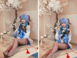 Cosplay Genshin Impact Ganyu của hotgirl Trung Quốc