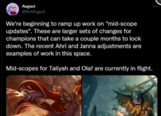 Riot tiết lộ Taliyah và Olaf sẽ là những vị tướng tiếp theo được chỉnh sửa