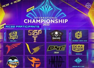 Danh sách các đội tham gia Liên Quân Mobile AIC 2022