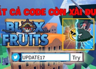 Code Blox Fruit mới nhất từ nhà phát hành Roblox