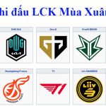 Cập nhật lịch thi đấu chính thức của LCK Mùa Xuân 2023