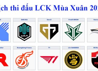 Cập nhật lịch thi đấu chính thức của LCK Mùa Xuân 2023
