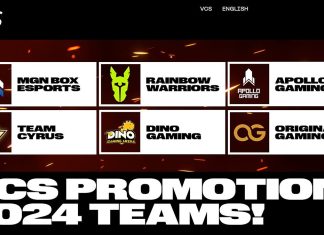 Danh sách đội tuyển tham dự Vòng Thăng Hạng VCS Mùa Xuân 2024 đã được công bố