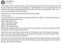 Vòng playoffs VCS Mùa Xuân 2024 sẽ diễn ra bình thường