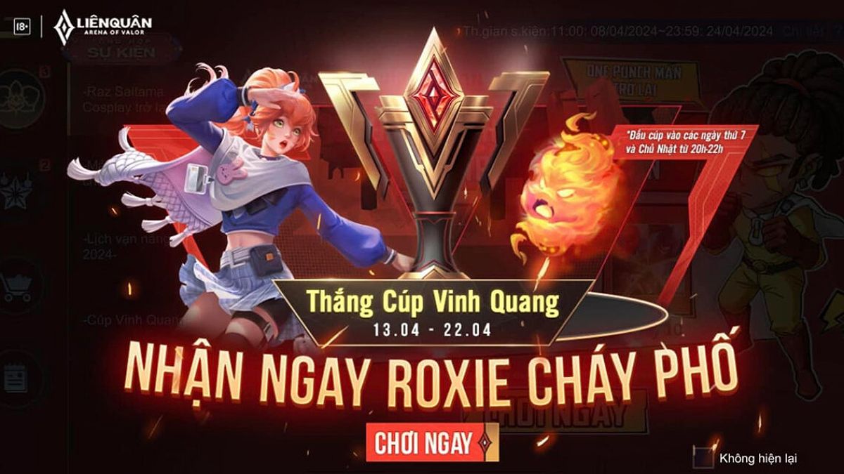 Cuộc thi Cúp Vinh Quang Liên Quân: Nhận ngay skin Roxie miễn phí! - -421586197