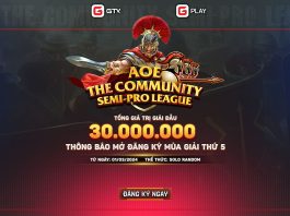 Giải đấu AoE The Community Semi-Pro League mùa 5: Đăng ký ngay để trổ tài và giành lấy những phần thưởng hấp dẫn!