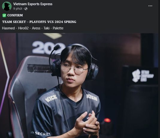 SofM trở lại VCS 2024 Mùa Xuân trong vai trò tuyển thủ