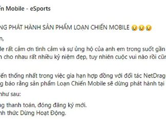 Tựa game Loạn Chiến Mobile dừng phát hành tại Việt Nam